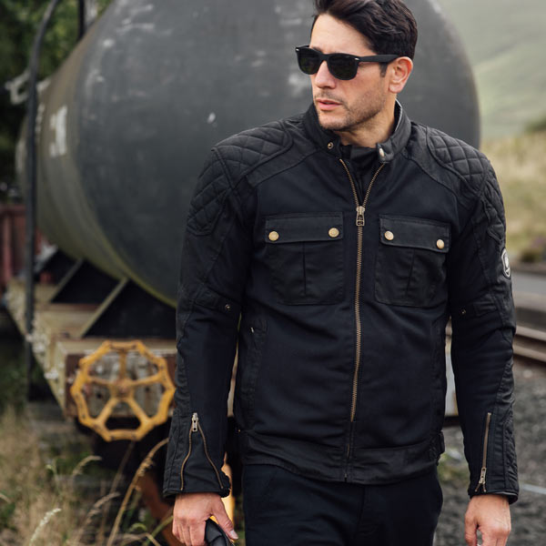 Merlin Shenstone II Techwax Jacket Black