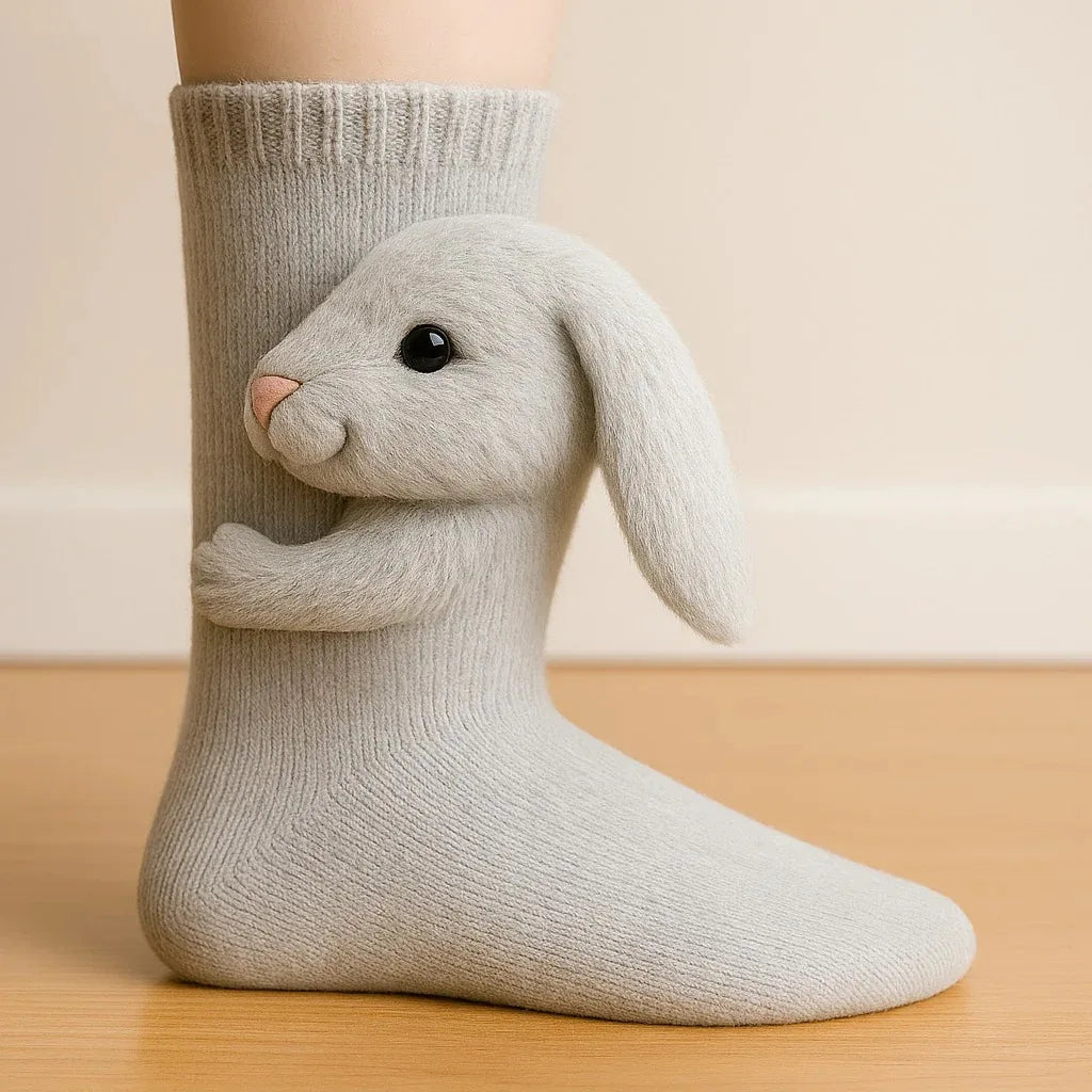CozyCritter™ 3D Knit Animal Socks 🧦🐾