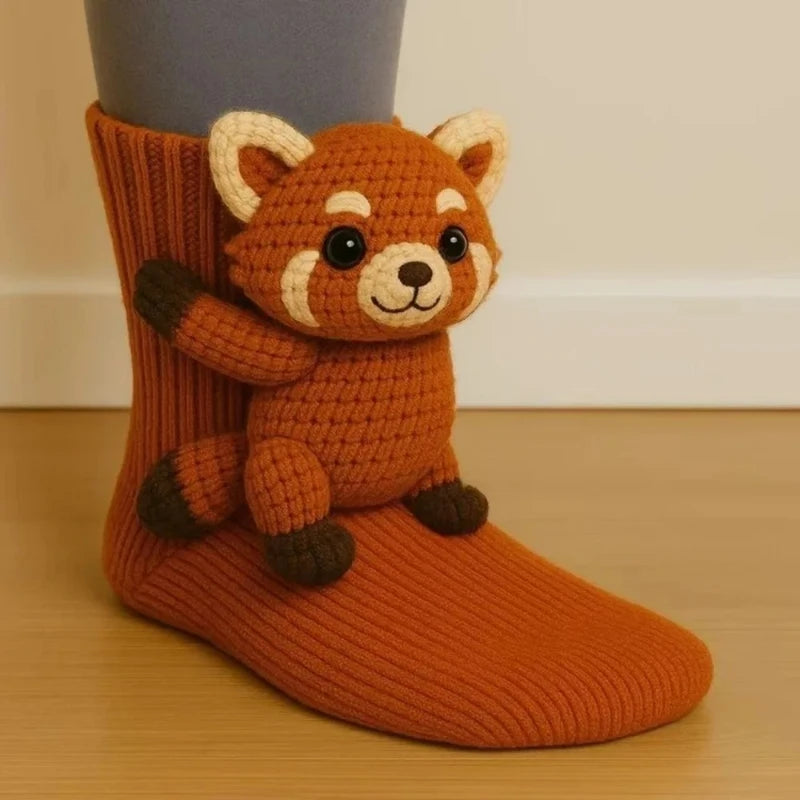CozyCritter™ 3D Knit Animal Socks 🧦🐾